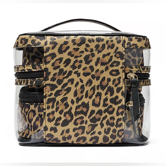 NWT! VICTORIA SECRET MAKE UP BAG/TRAIN CASE! 5 ⭐️’S! I ADDED A $25 VS BAG-CHARM! - Picture 4 of 5